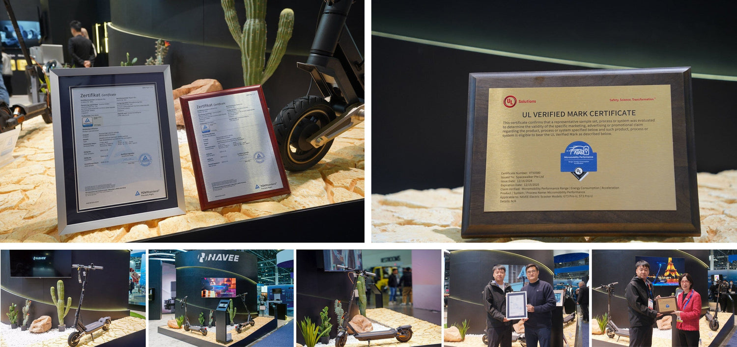 NAVEE Launches ST3 Pro and GT3 Pro at CES 2025, Receives UL and TÜV Rheinland Certifications