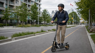 Electric scooter helmet for Canadian riders